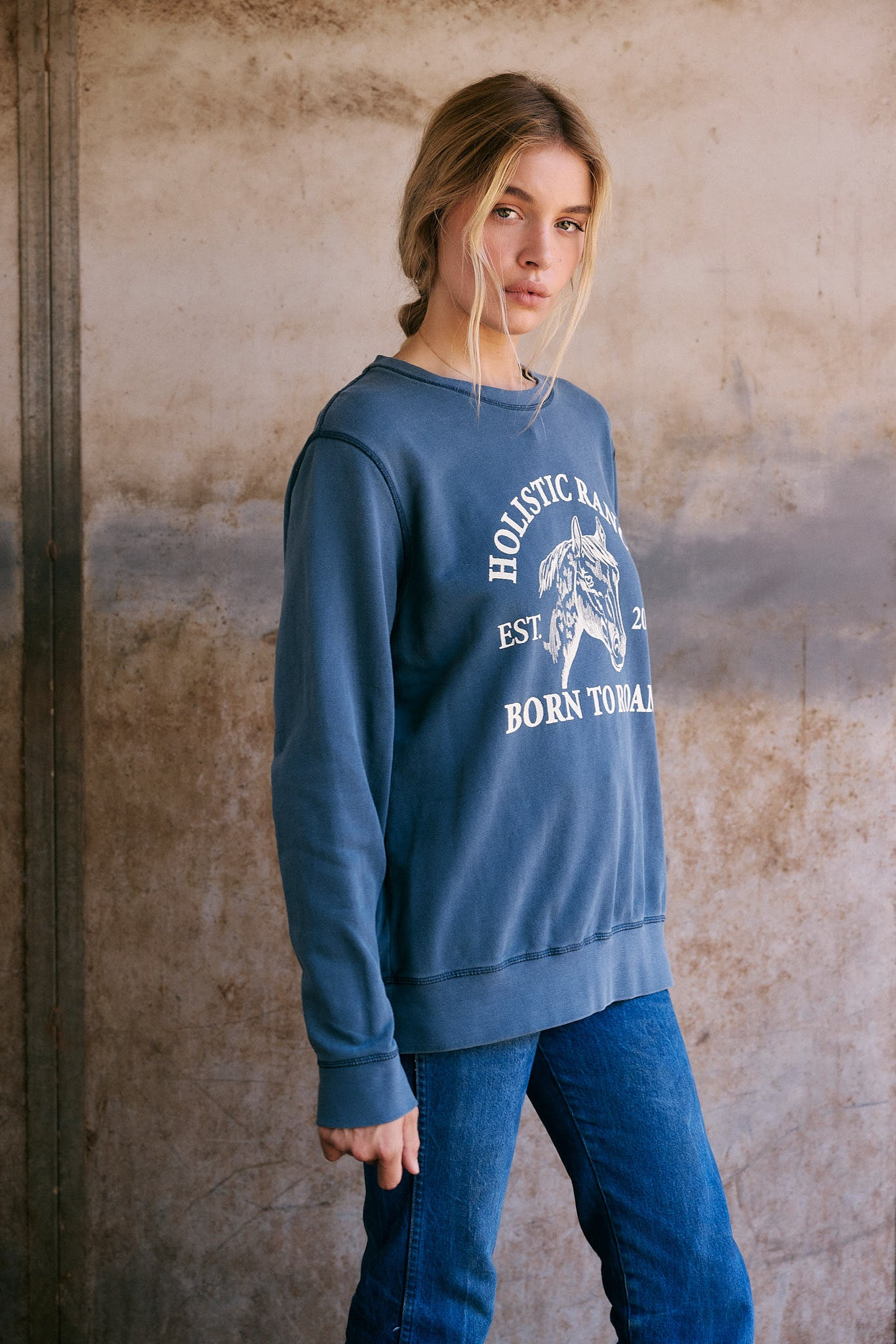 Born to Roam French Terry Crewneck