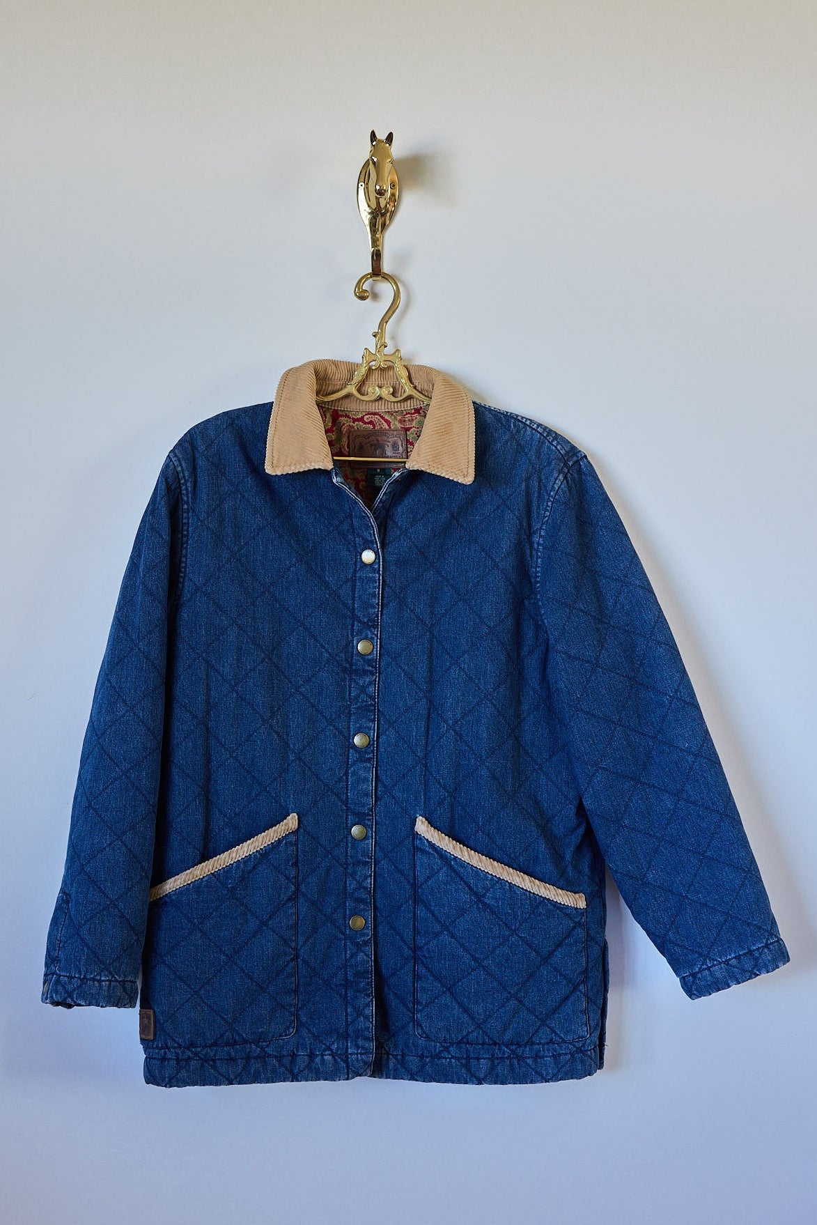 Vintage Ralph Lauren Quilted Denim Chore Jacket