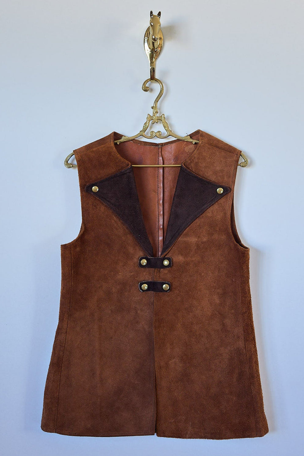Vintage 70’s Two-Tone Suede Western Vest