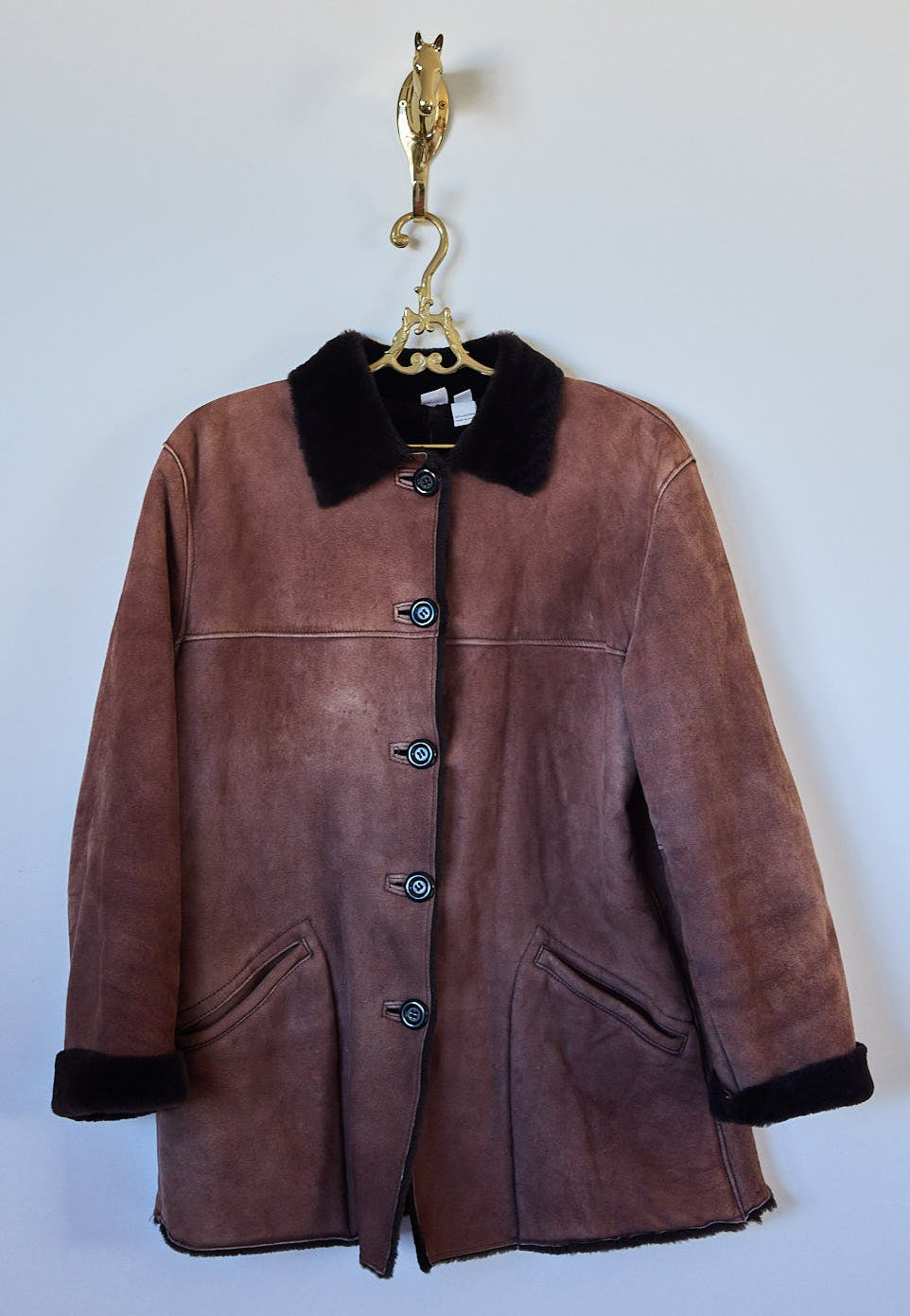 Vintage Italian Shearling Coat