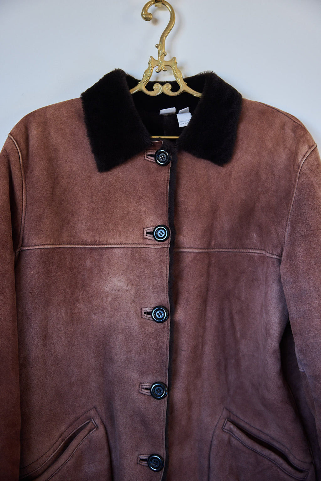 Vintage Italian Shearling Coat