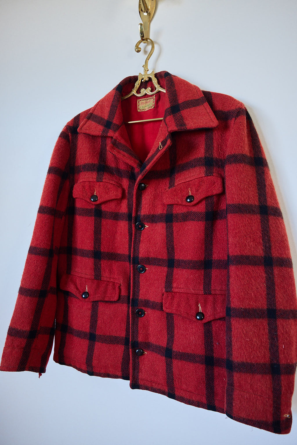 McGregor Sportswear Buffalo Plaid Wool Jacket