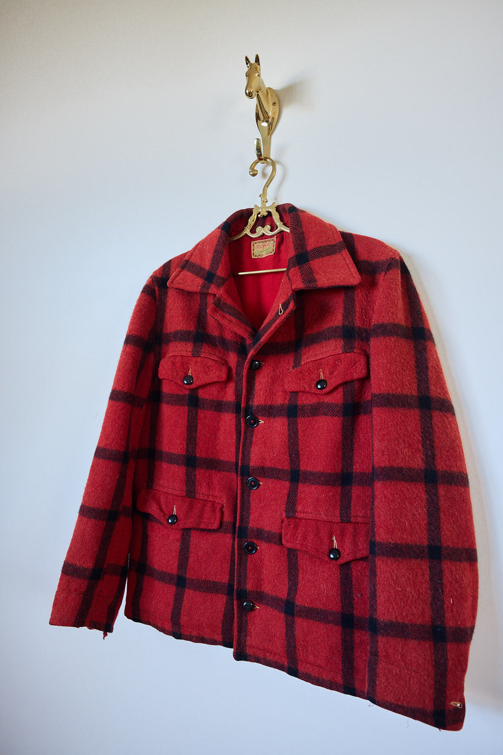 McGregor Sportswear Buffalo Plaid Wool Jacket