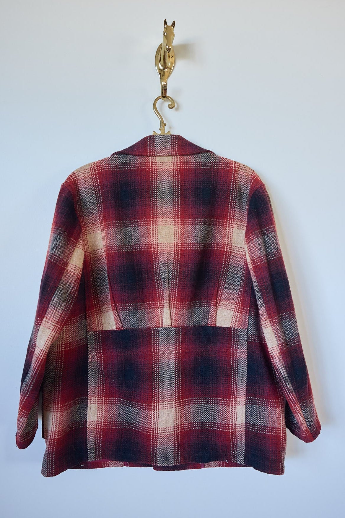 Vintage Ralph Ralph Lauren Wool Plaid Jacket
