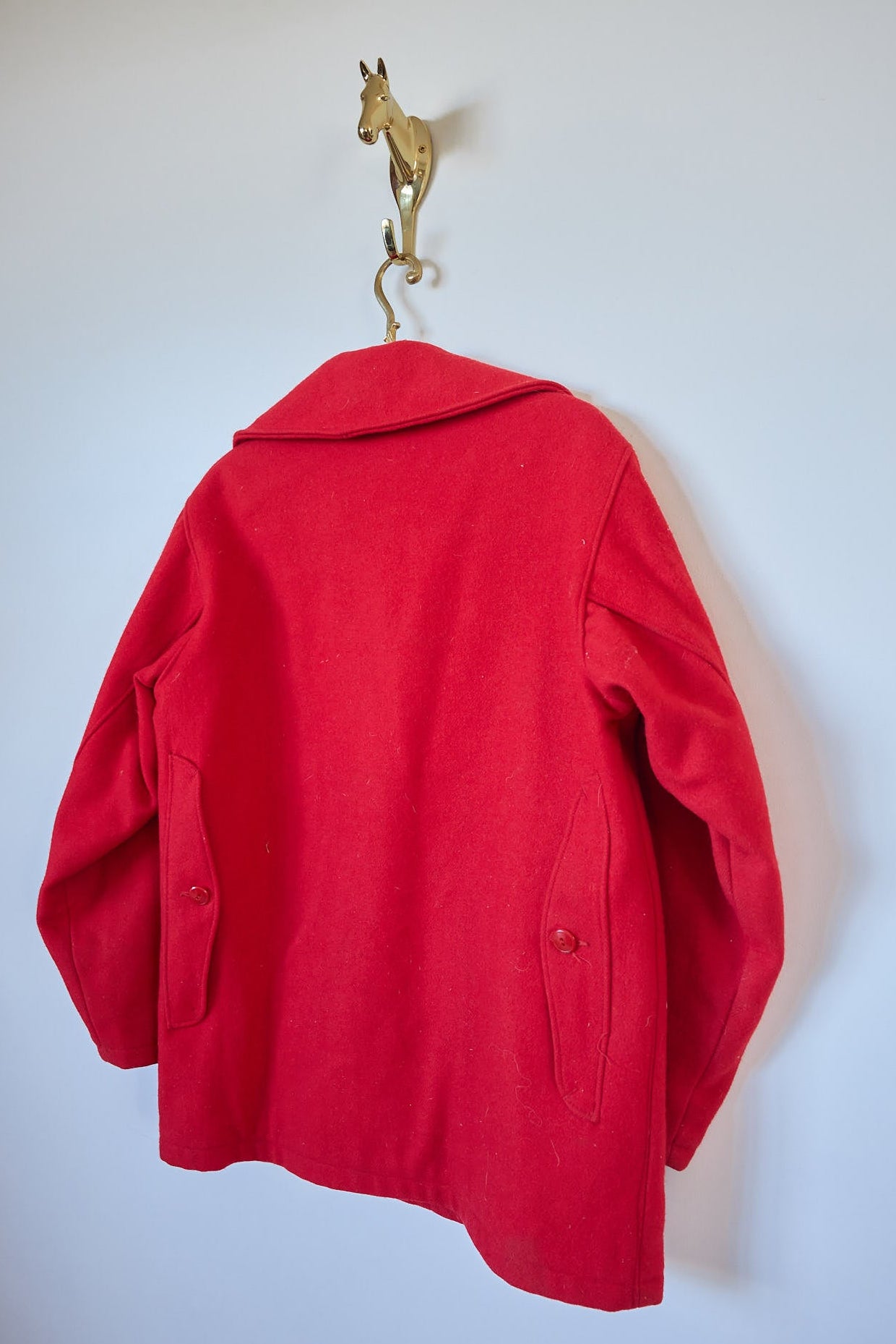 Vintage Woolrich Red Wool Hunting Jacket