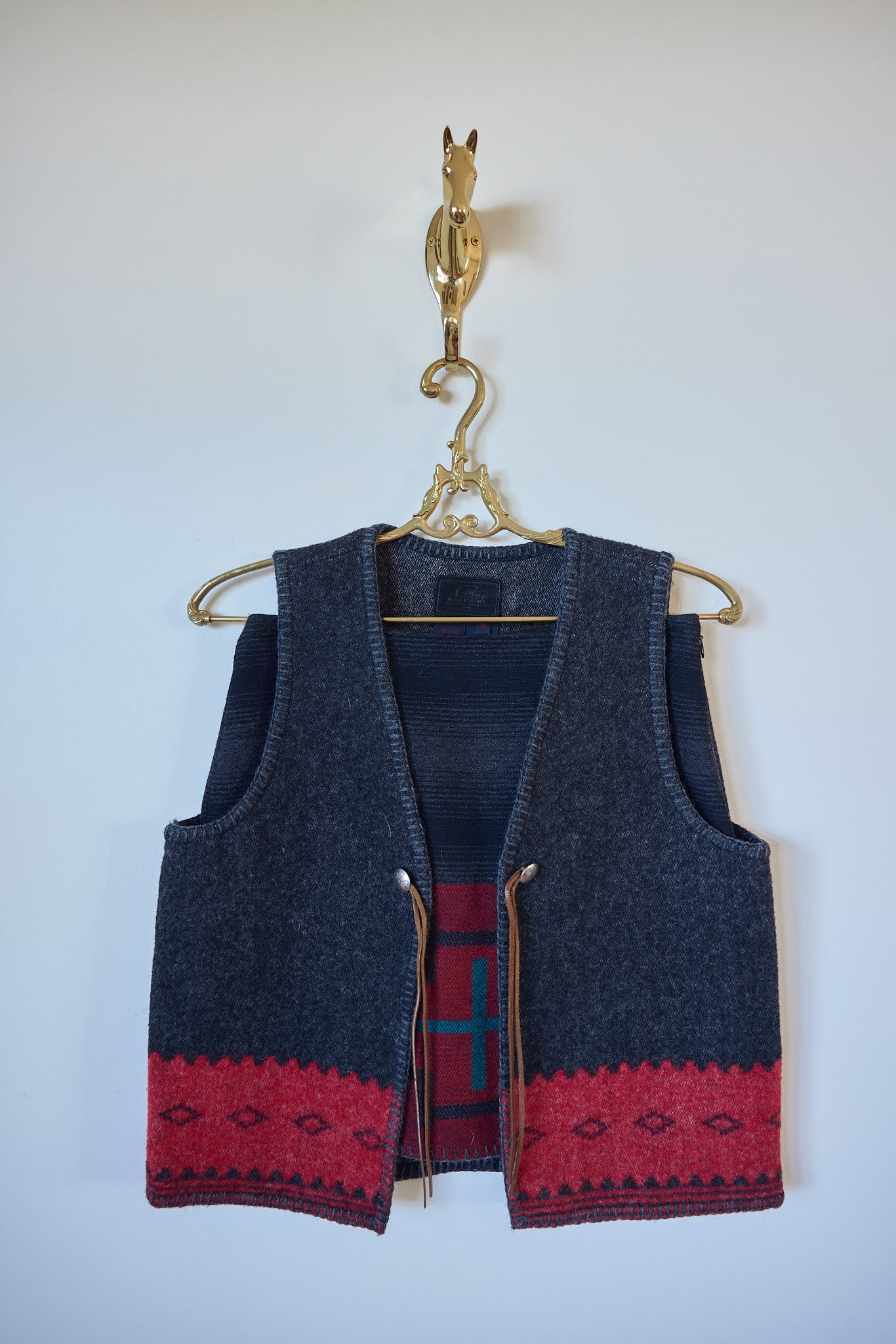 Vintage Ralph Lauren Southwestern Wool Vest & Skirt Set