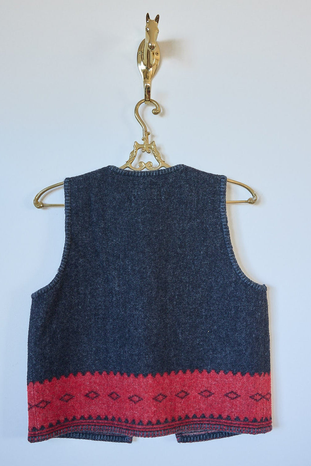 Vintage Ralph Lauren Southwestern Wool Vest & Skirt Set