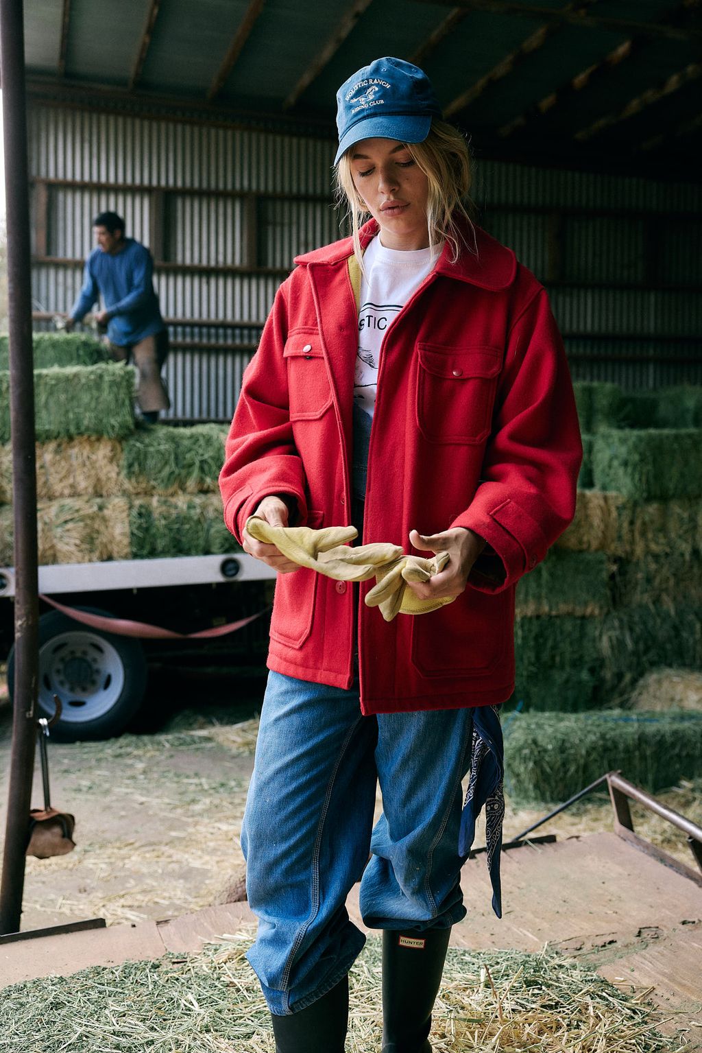 Vintage Woolrich Red Wool Hunting Jacket
