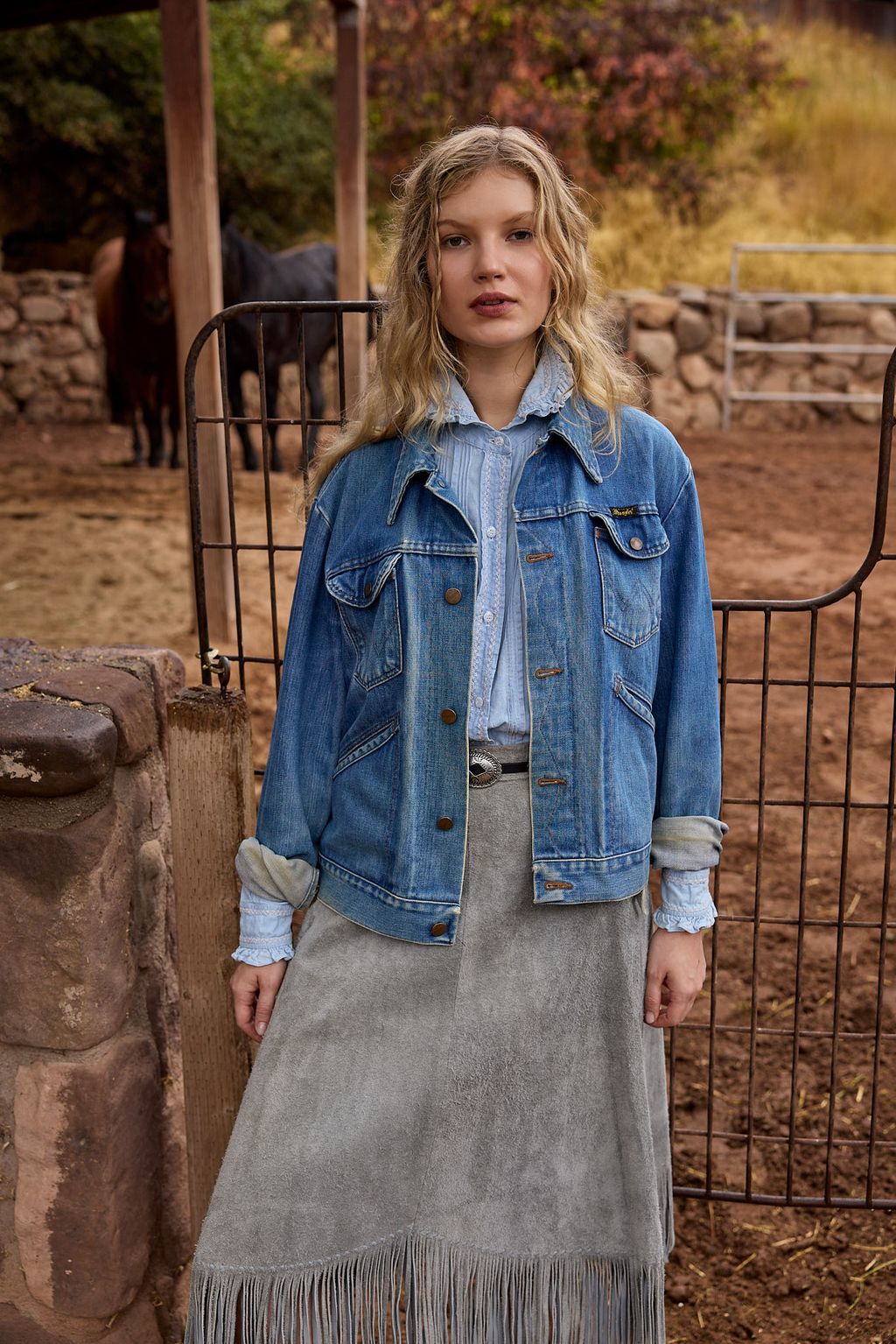 Vintage Wrangler “Blue Bell” Denim Western Jacket – Made in U.S.A.