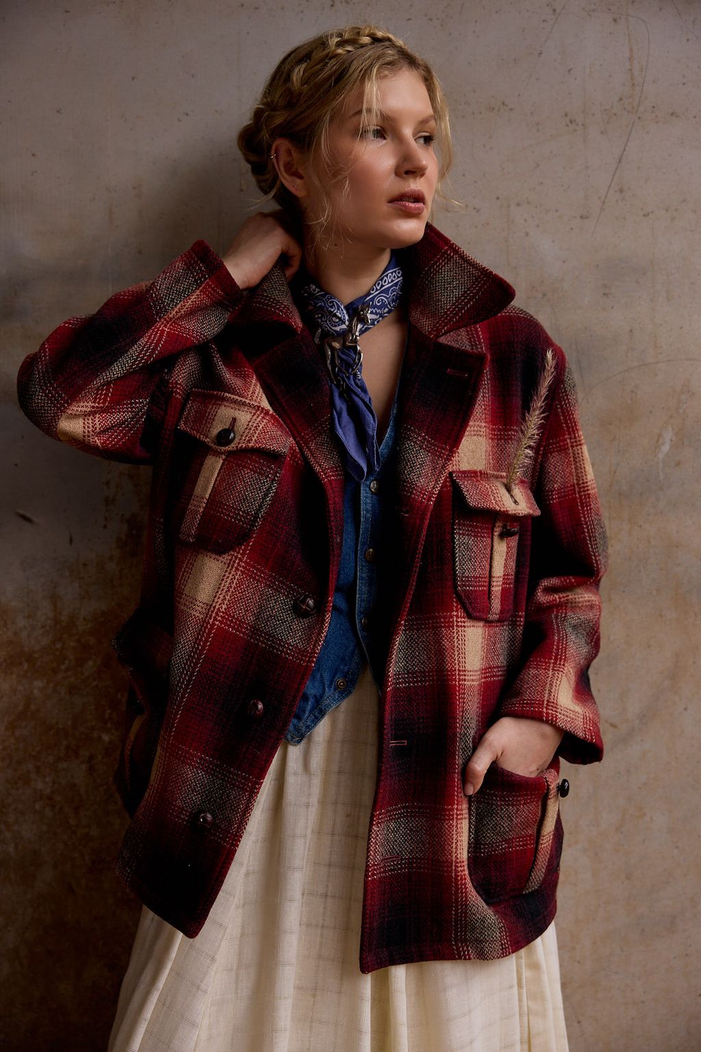 Vintage Ralph Ralph Lauren Wool Plaid Jacket