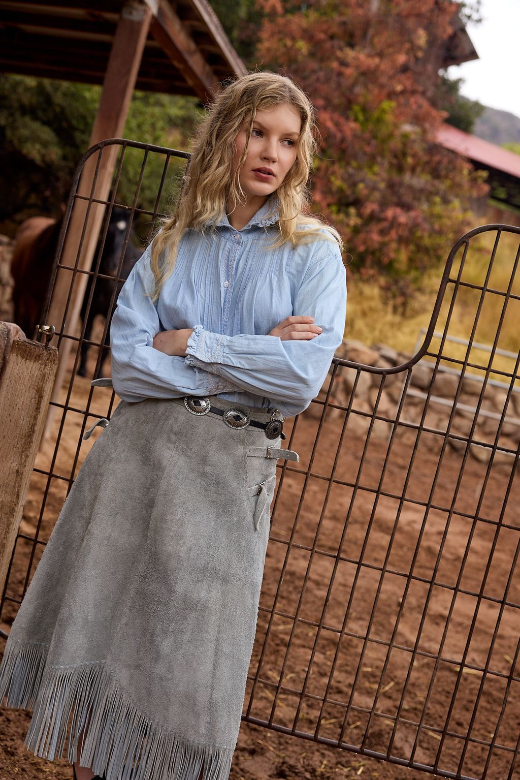 Vintage Ralph Lauren Country Chambray Blouse