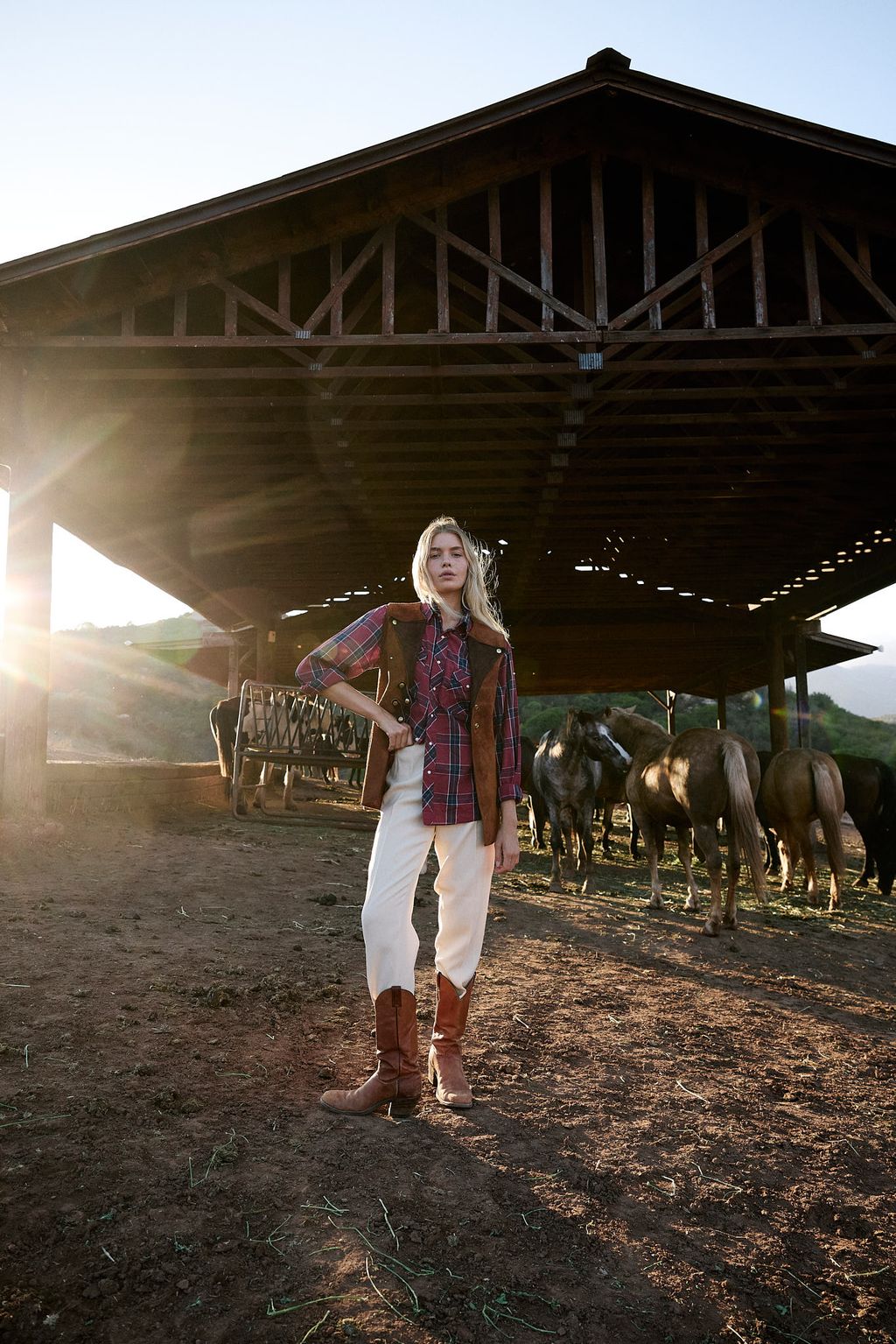 Vintage 70’s Two-Tone Suede Western Vest